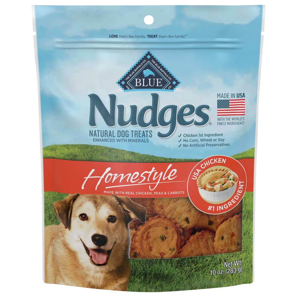 Blue Buffalo Nudges Homestyle Natural Dog Treats Chicken (10 oz)