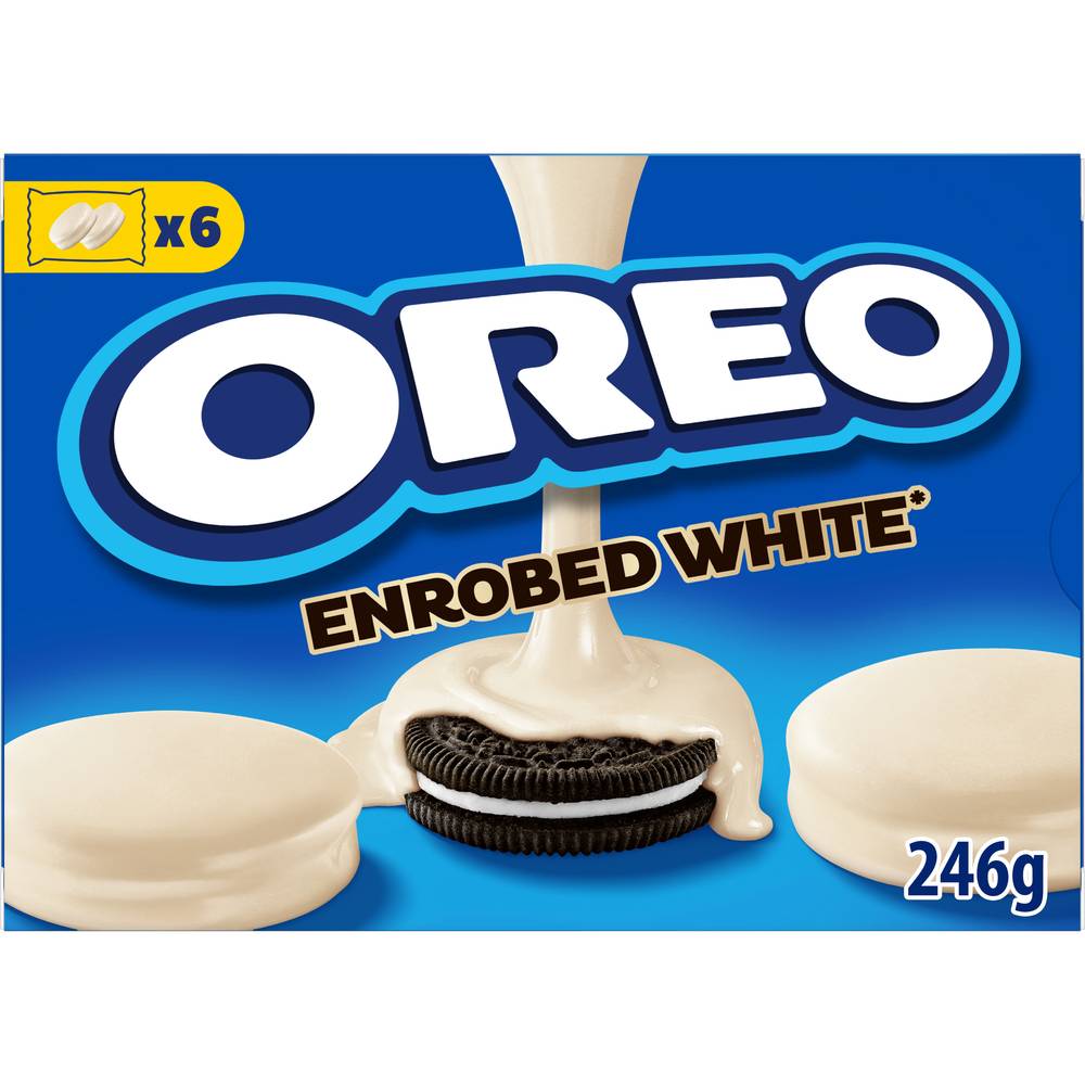 Oreo - Biscuits enrobés au chocolat blanc (246g)