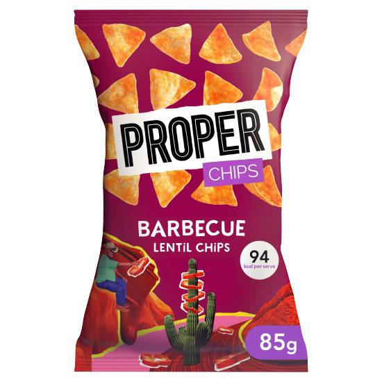 Proper Chips Barbecue Lentil Chips (85g)