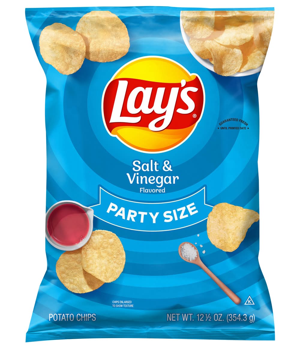 Lay's Potato Chips, Salt & Vinegar (12.5 oz)