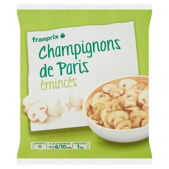 Champignons de Paris émincés franprix 1kg