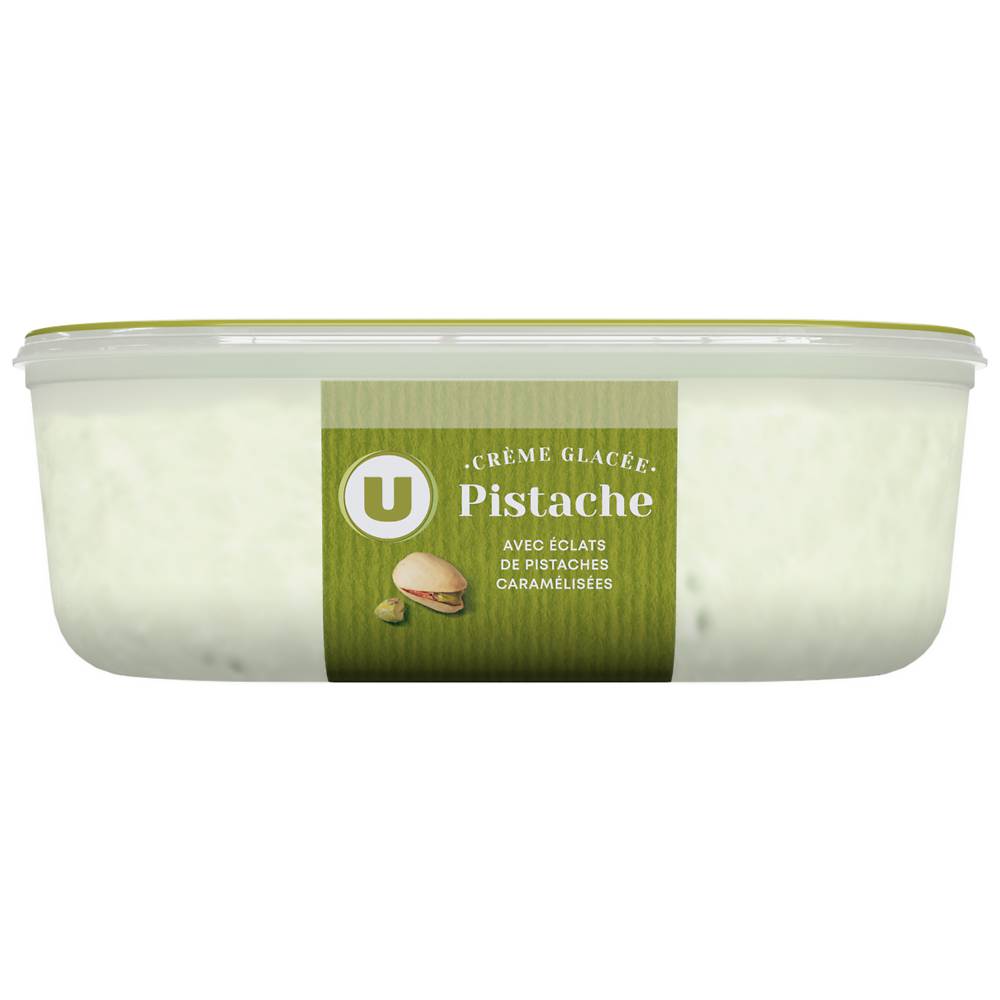 Les Produits U - Crème glacée à la pistache (500g)