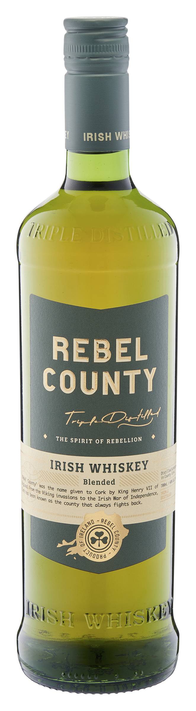 Rebel County Irish Whiskey 700ml