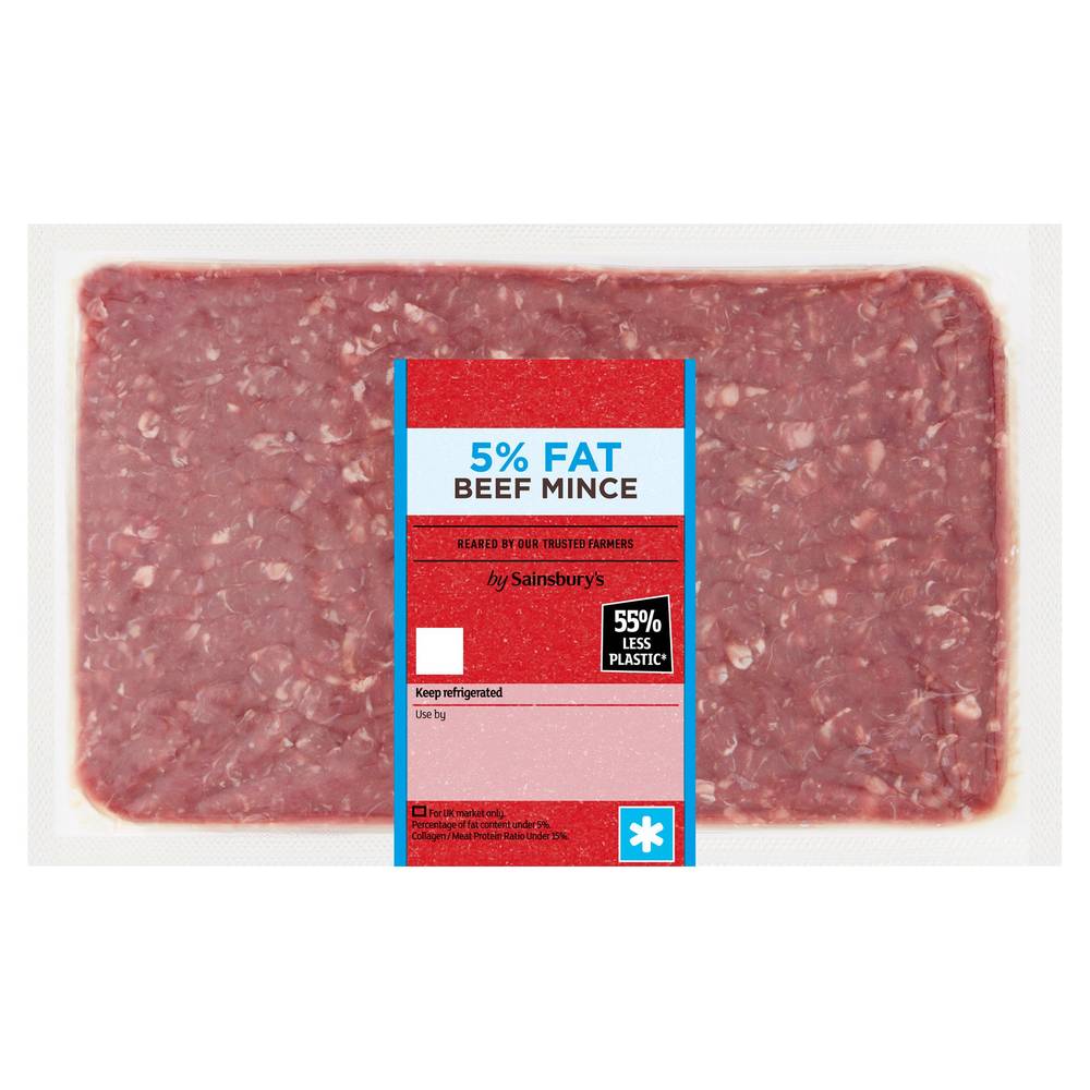 Sainsbury's British or Irish 5% Fat Beef Mince 750g