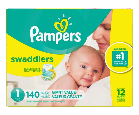 Pampers swaddlers best sale newborn 140