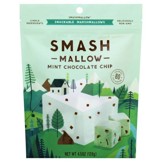 Smashmallow Mint Chocolate Chip Marshmallows (4.5 oz)
