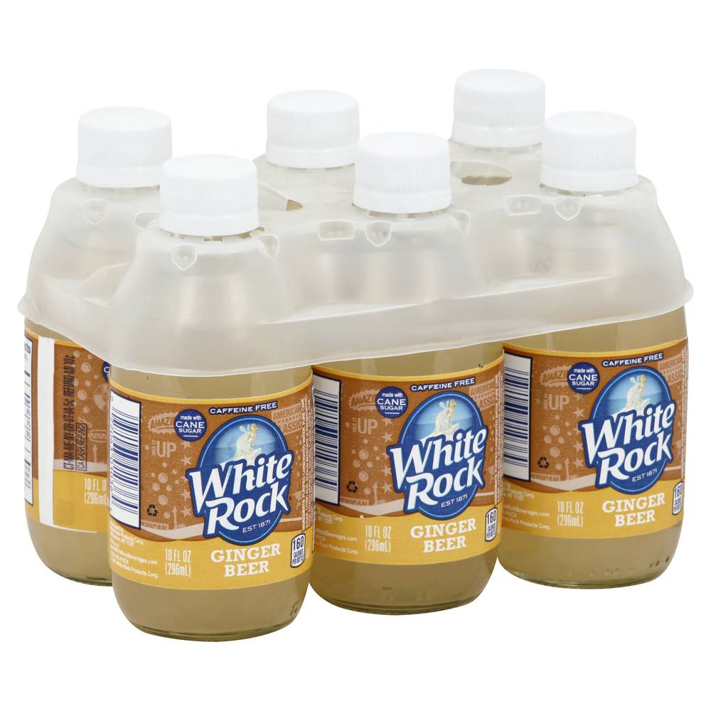 White Rock Ginger Beer (6 ct, 10 fl oz)