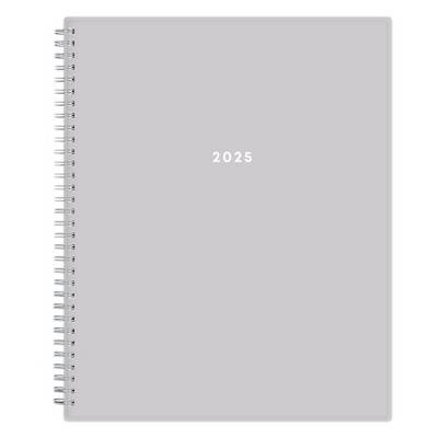 Blue Sky 2025 Weekly/Monthly Planner Wirebound Gray Arrows, 11.18"x9.37"