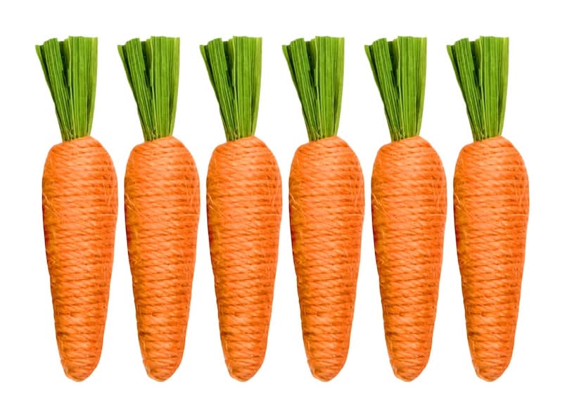 Jute Carrot Easter Décor, 6-ct. Pack