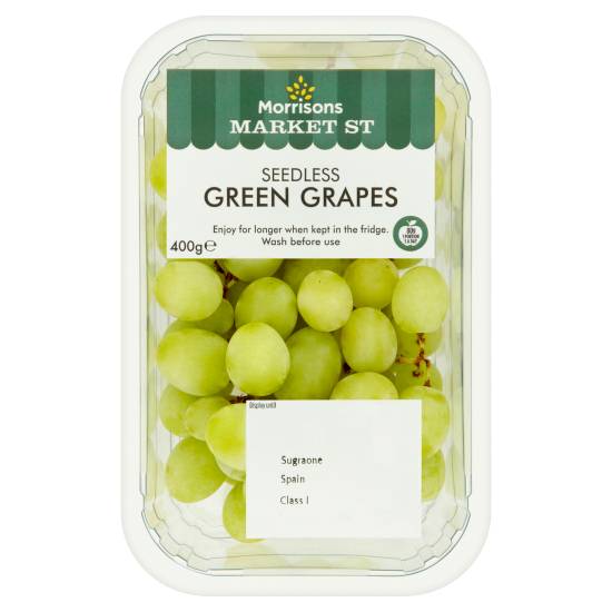 Morrisons Green, Market St Seedless Grapes