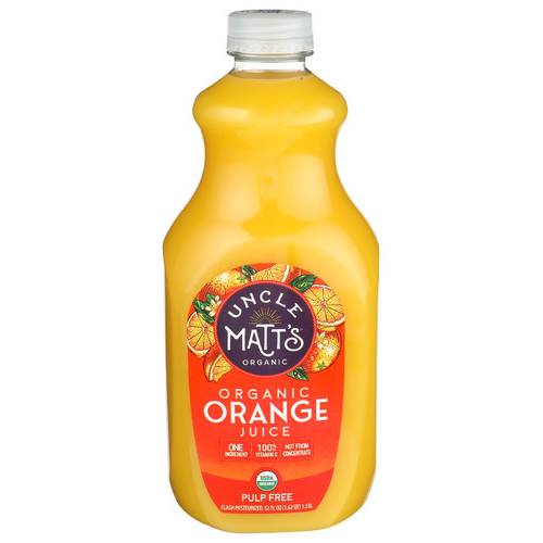Uncle Matt's Organic Orange Juice Pulp Free