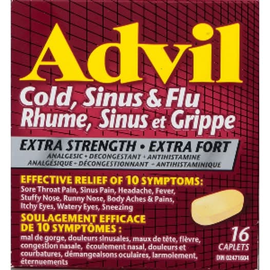 Advil Cold Sinus & Flu Extra Strength Caplets (16 ct)