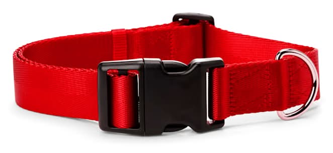 Youly Adjustable Dog Collar, Small, Red