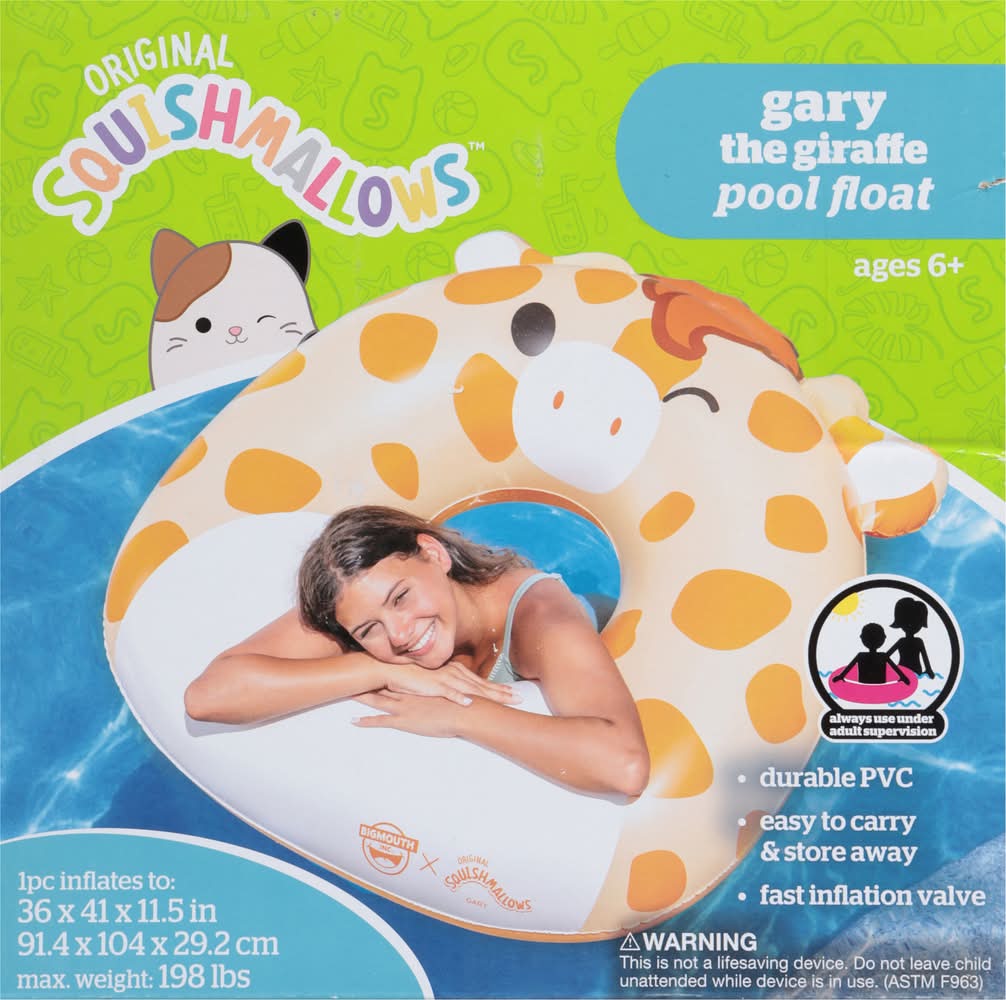Squishmallows Gary the Giraffe Pool Float For Ages 6+ | Delivery Near ...