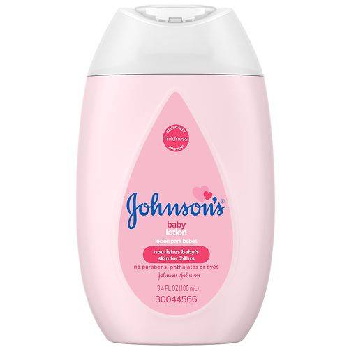 Johnson's Baby Moisturizing Pink Baby Lotion With Coconut Oil - 3.4 fl oz