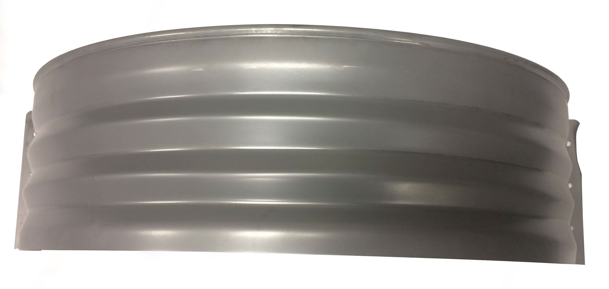 VESTAL MFG 16-in W x 37-in L x 24-in H Silver Metal Window Well Area Wall