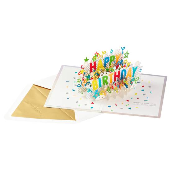 Hallmark Signature Paper Wonder Pop Up Birthday Card