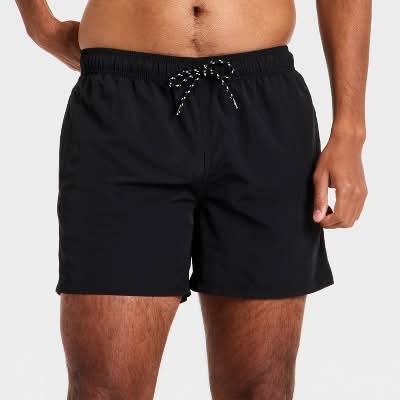 Goodfellow & Co. Swim Trunks, Men, M, Black