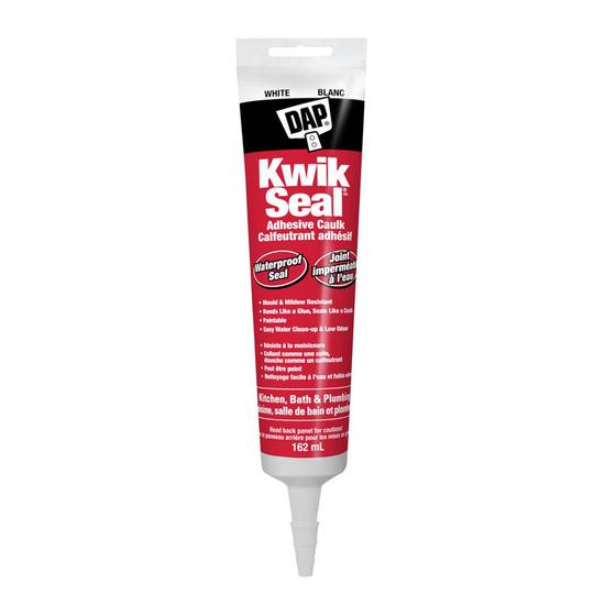 Dap Canada Kwik Seal Kitchen & Bath Adhesive Caulk (162 ml)