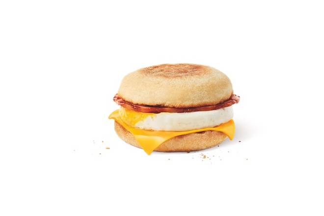 Canadian Bacon Breakfast Sandwich