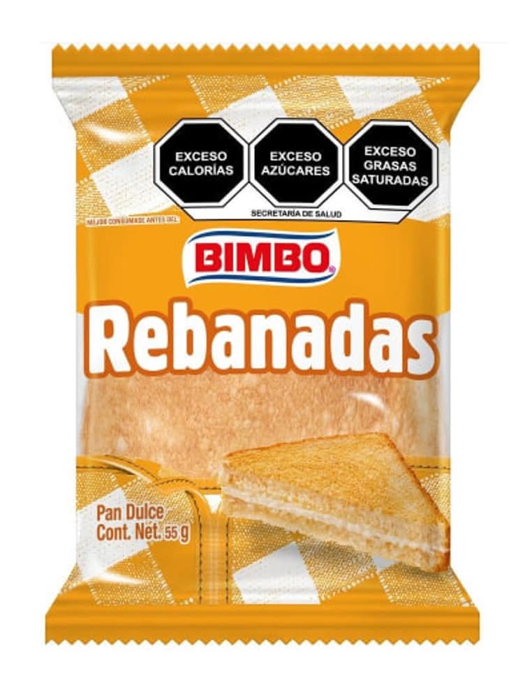 Bimbo · Pan dulce en rebanadas (55 g)