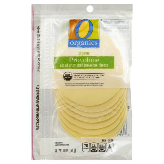 O Organics Organic Cheese Sliced Provolone