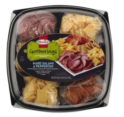 Hormel Gatherings Hard Salami & Pepperoni Party Tray (28 oz)