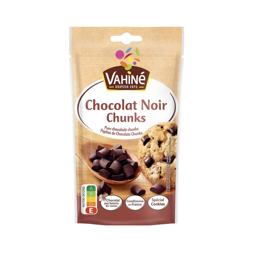 Vahiné - Sachet pépites chunks chocolat noir (100g)