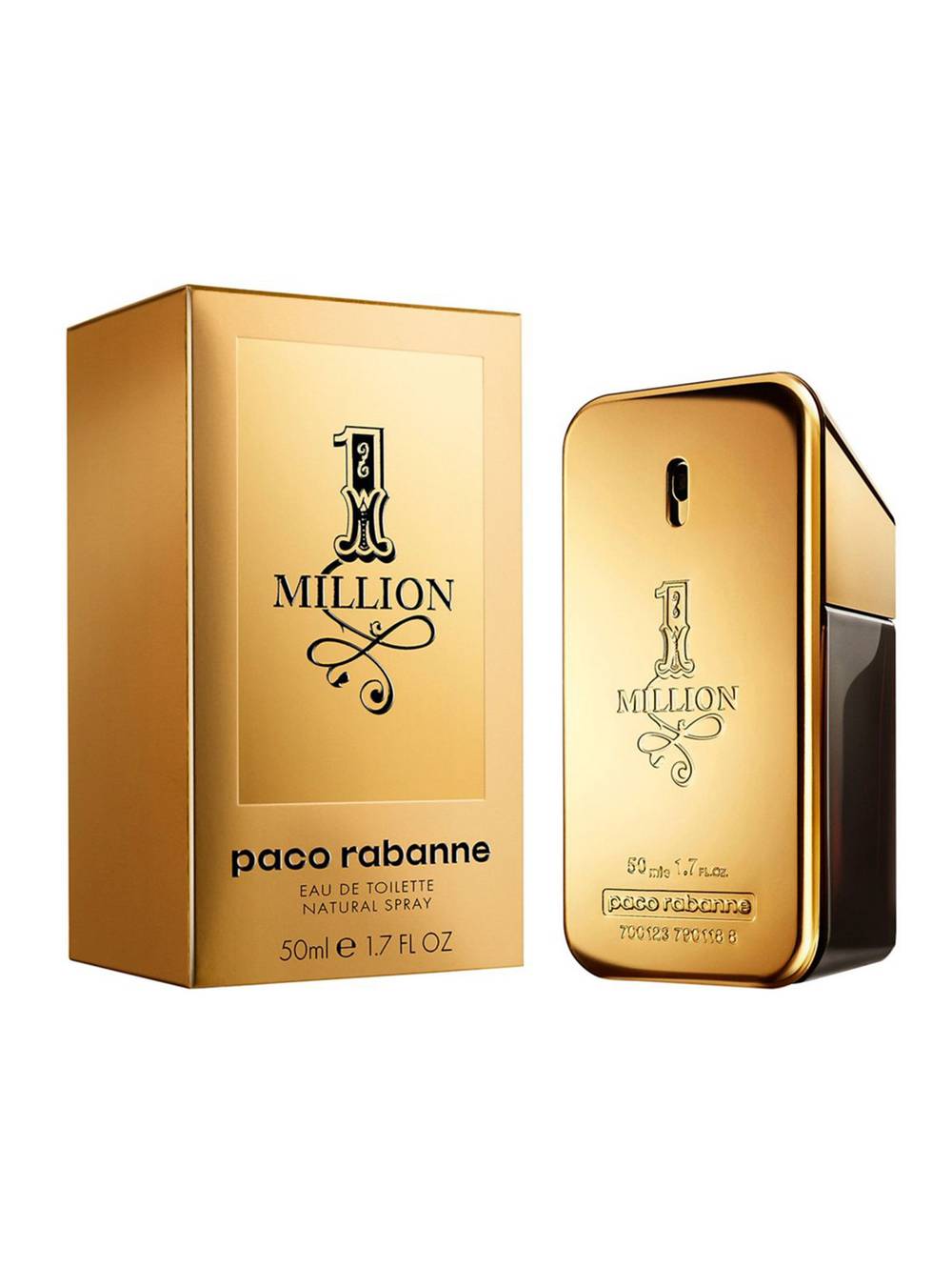 Paco rabanne perfume one millón hombre edt (botella 50 ml)