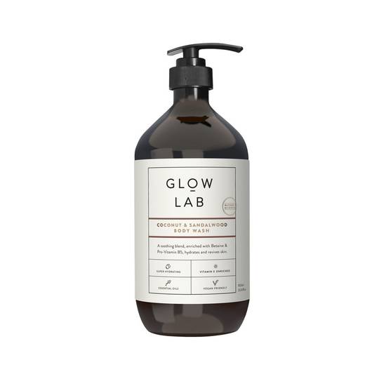 Glow Lab Coconut & Sandalwood Body Wash 900 ml