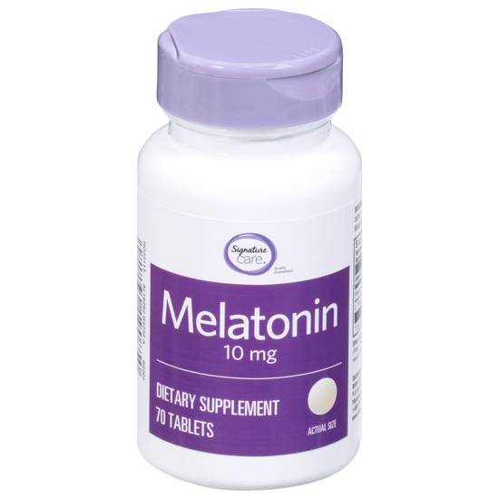 Signature Care 10 mg Melatonin Dietary Supplement (70 ct)