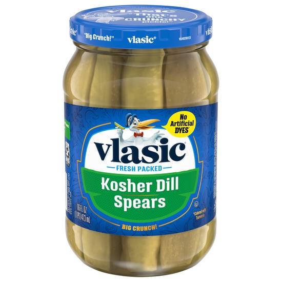 Vlasic Kosher Dill Pickle Spears (16 oz)