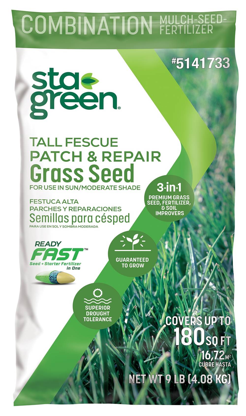 Sta-Green Patch and Repair 9-lb Tall Fescue Grass Seed | 12429-5