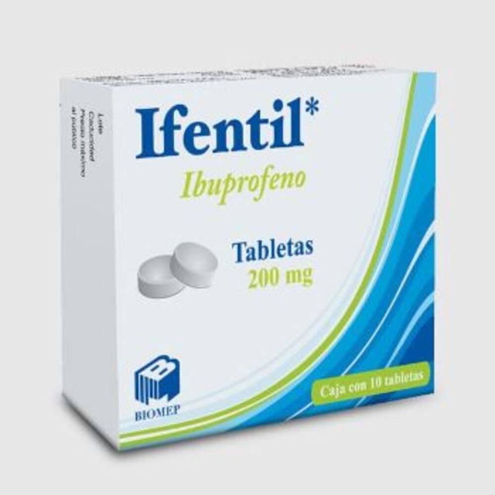 Biomep ifentil ibuprofeno tabletas 200 mg (10 piezas)