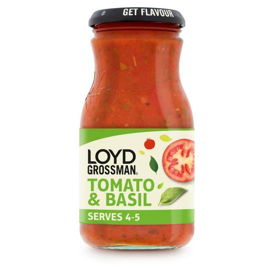 Loyd Grossman Tomato & Basil Pasta Sauce 350g
