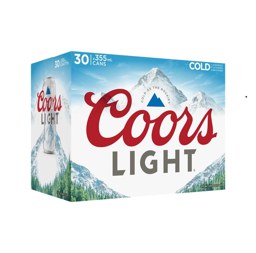 Coors Light  (30 Cans, 355ml)