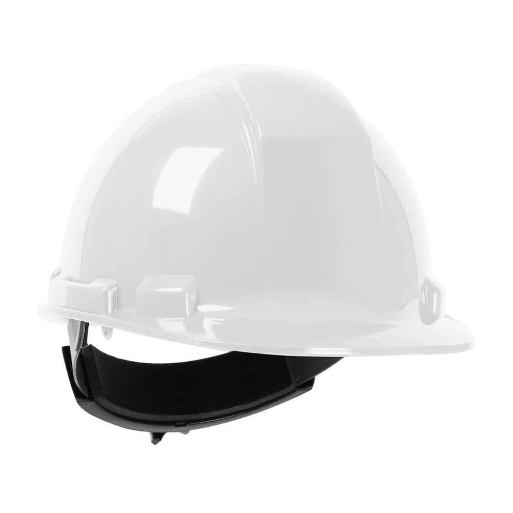 Pip White Type 1 Class E Hard Hat With 4-Point Ratchet Suspension