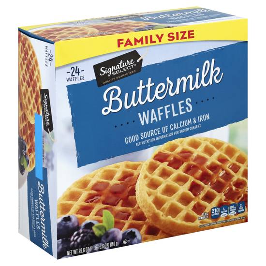 Signature Select Family Size Buttermilk Waffles