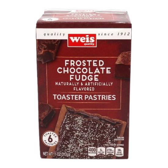 Weis Quality Toaster Pastries (frosted chocolate fudge)