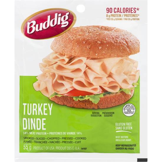 Carl Buddig Turkey, Sliced (55 g)