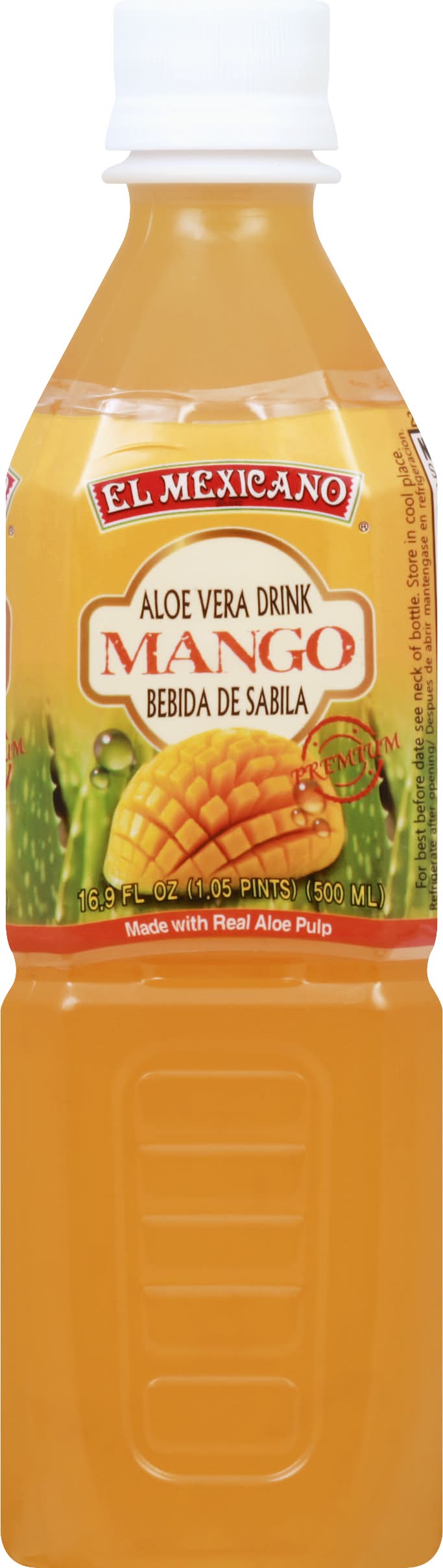 El Mexicano Aloe Vera With Mango Drink (16.9 fl oz)