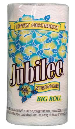 Jubilee Big Roll Paper Towel 100x 2oz Counts
