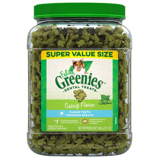 Greenies Super Value Size Catnip Flavor Dental Treats For Cats