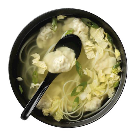 Soupe wonton - Repas / Wonton Soup - Meal / Sopa Wonton - Plato principal