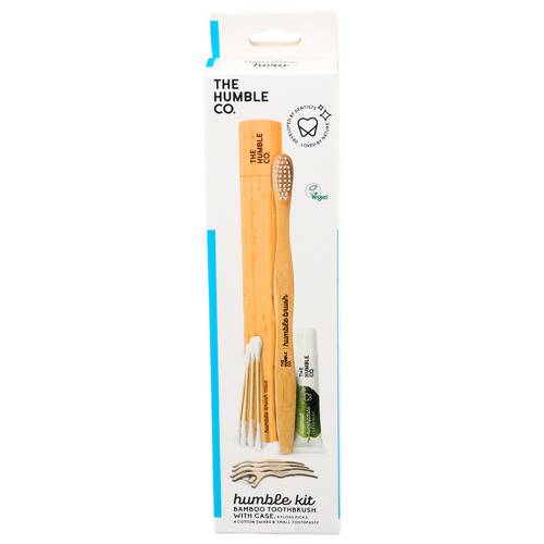 The Humble Co Bamboo Toothbrush With Case Humble Kit