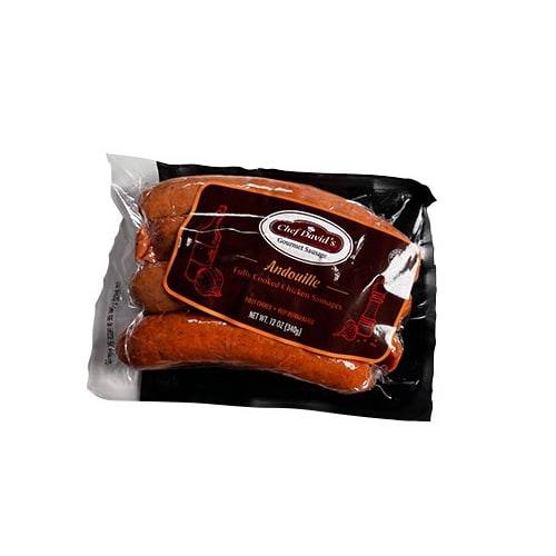 Chef David's Andouille Smoked Chicken Sausage (12 oz)