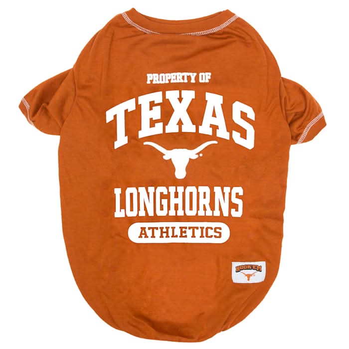 Pets First NCAA BIG 12 T-Shirt for Dogs, Medium, Texas