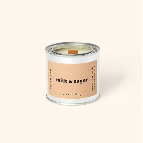 Scented Candle in Tin - Milk & Sugar