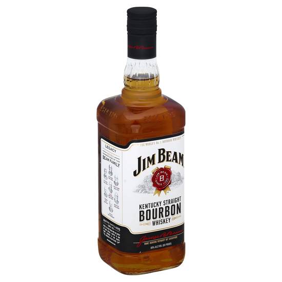 Jim Beam Kentucky Straight Bourbon Whiskey (1 L)