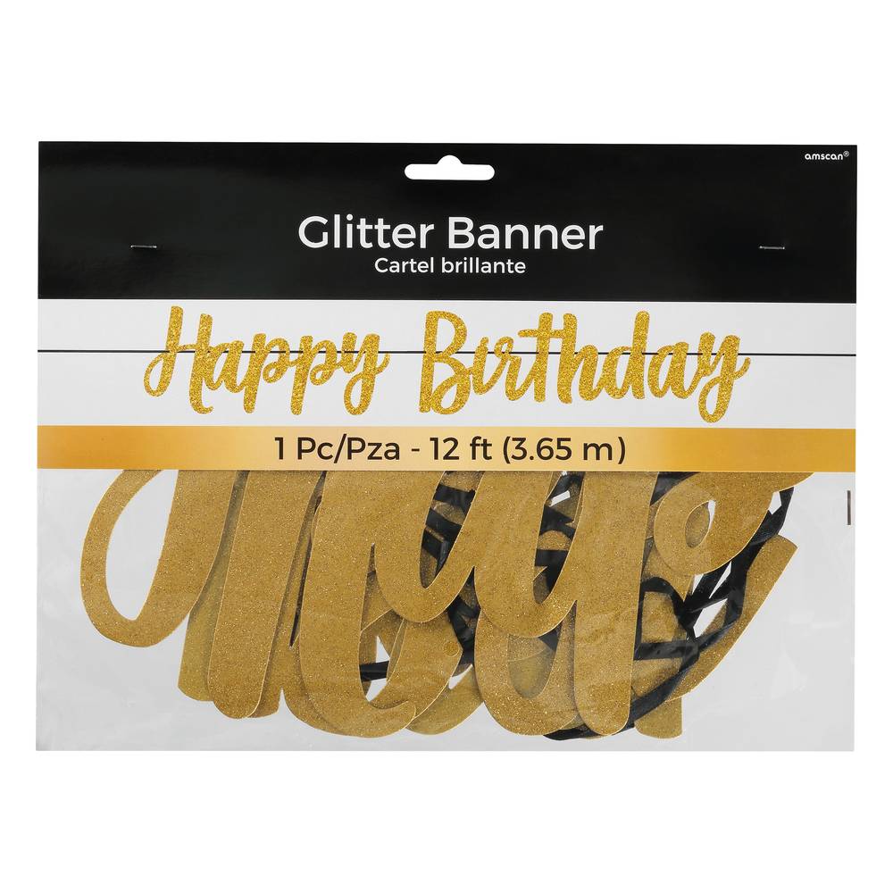 Amscan Glitter Banner